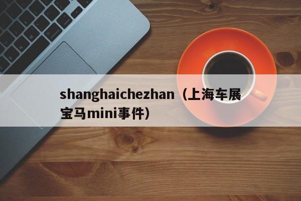 shanghaichezhan（上海车展宝马mini事件）