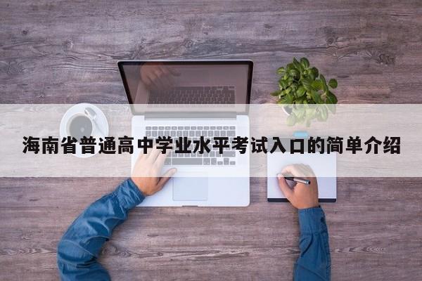 海南省普通高中学业水平考试入口的简单介绍