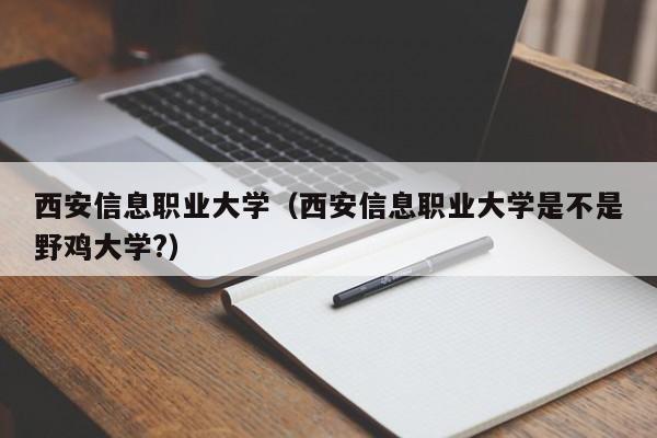 西安信息职业大学（西安信息职业大学是不是野鸡大学?）
