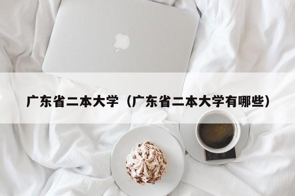 广东省二本大学（广东省二本大学有哪些）